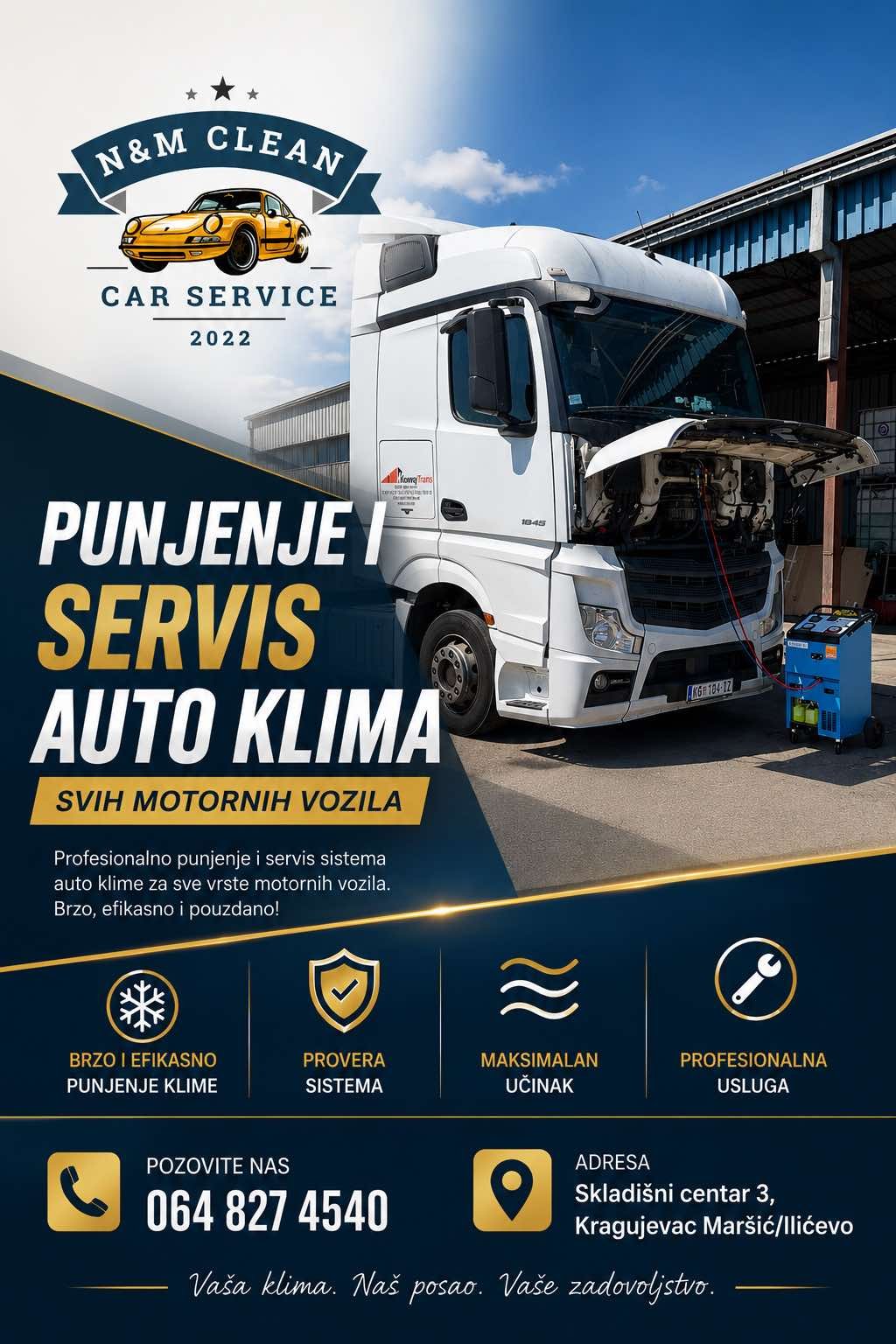 Servis auto klime N&M Clean